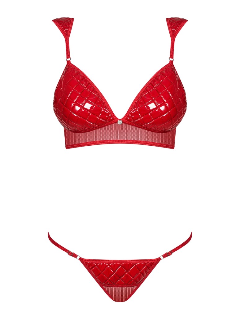 Obsessive Lingerie sexy completino rosso Hunteria