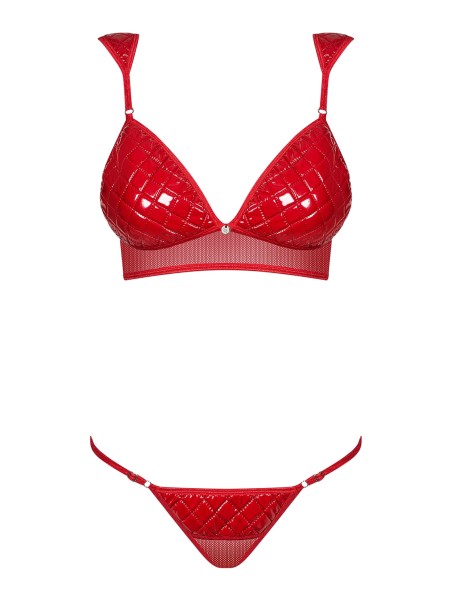 Obsessive Lingerie sexy completino rosso Hunteria
