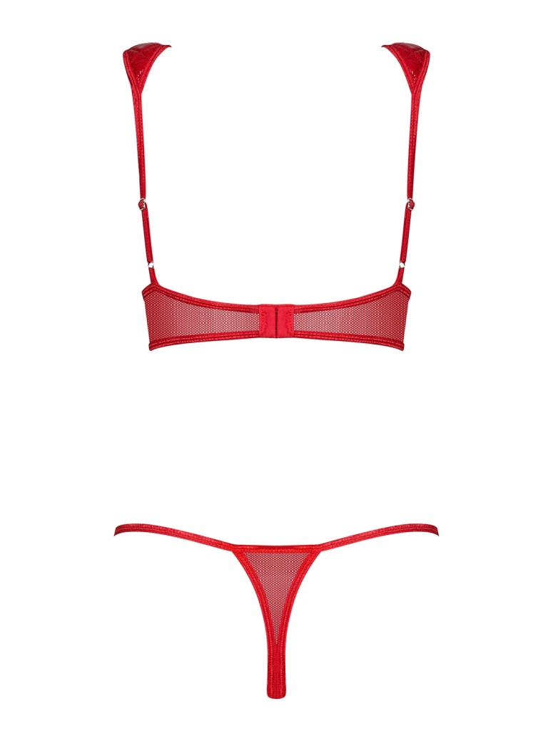 Obsessive Lingerie sexy completino rosso Hunteria