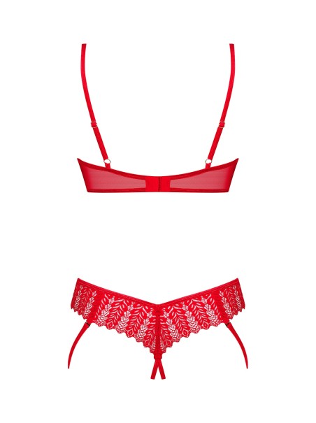 Obsessive Lingerie audace completino rosso aperto collezione Ingridia Obsessive Lingerie audace completino rosso aperto collezione Ingridia