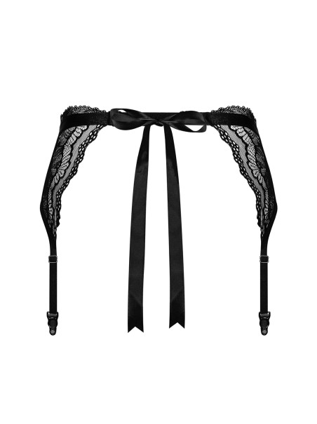 Obsessive Lingerie sexy reggicalze in pizzo nero collezione Isabellia Obsessive Lingerie sexy reggicalze in pizzo nero collezione Isabellia