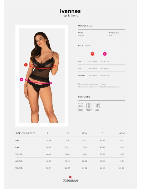 Obsessive Lingerie sexy completino intimo collezione Ivannes