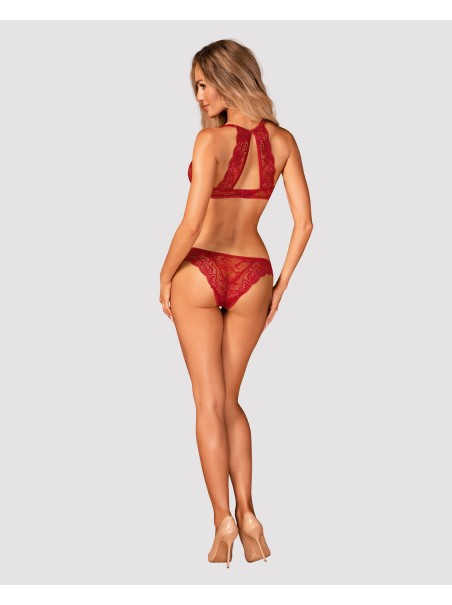 Obsessive Lingerie completino due pezzi rosso Ivetta