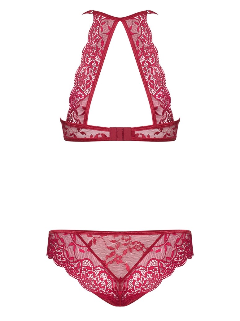 Obsessive Lingerie completino due pezzi rosso Ivetta