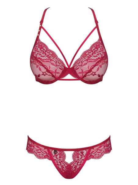 Obsessive Lingerie completino due pezzi rosso Ivetta