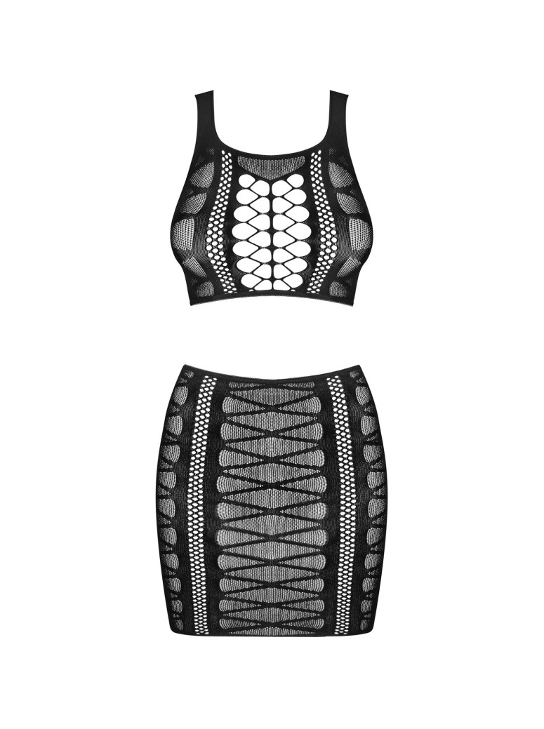Obsessive Lingerie top con gonna aperta dietro K102