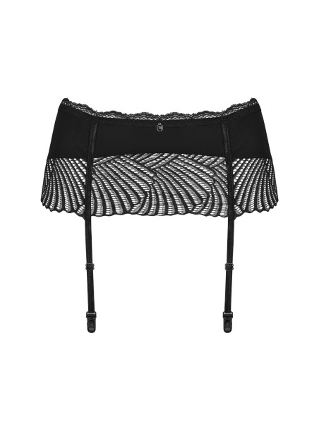 Obsessive Lingerie reggicalze in tessuto satinato e pizzo Klarita Obsessive Lingerie reggicalze in tessuto satinato e pizzo Klarita
