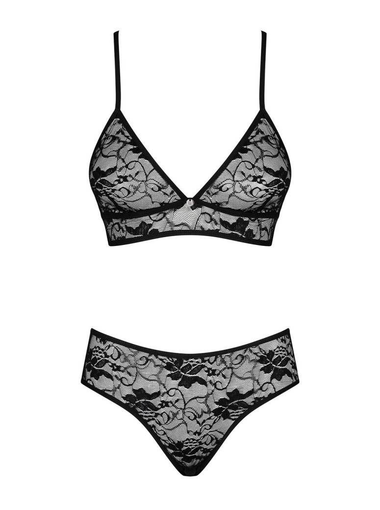 Obsessive Lingerie sexy completino intimo nero collezione Kokietta
