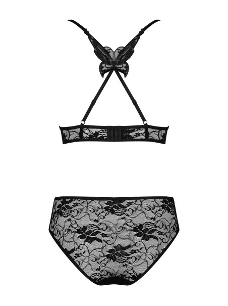 Obsessive Lingerie sexy completino intimo nero collezione Kokietta