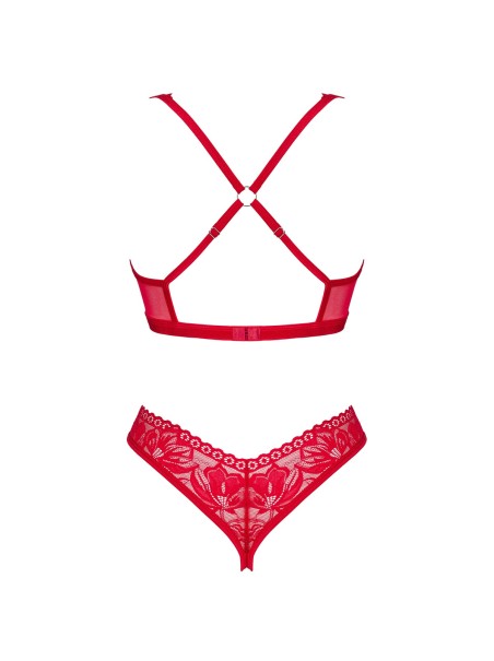 Obsessive Lingerie sexy completino rosso aperto collezione Lacelove Obsessive Lingerie sexy completino rosso aperto collezione Lacelove