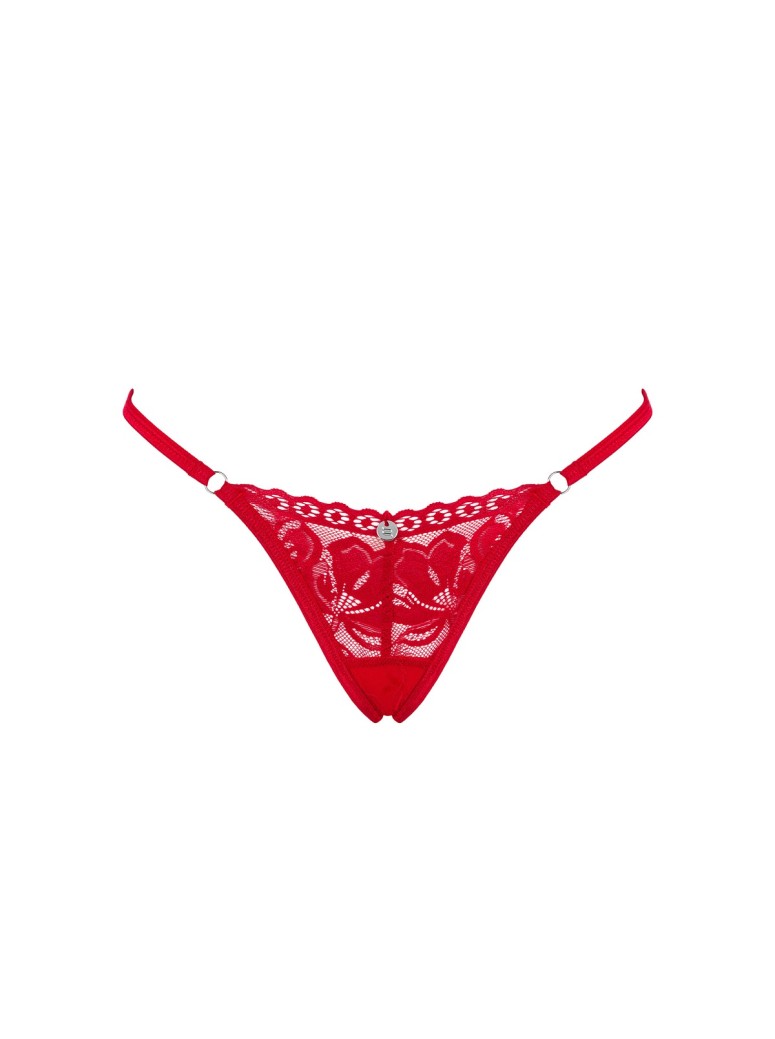 Obsessive Lingerie sexy perizoma in pizzo rosso collezione Lacelove
