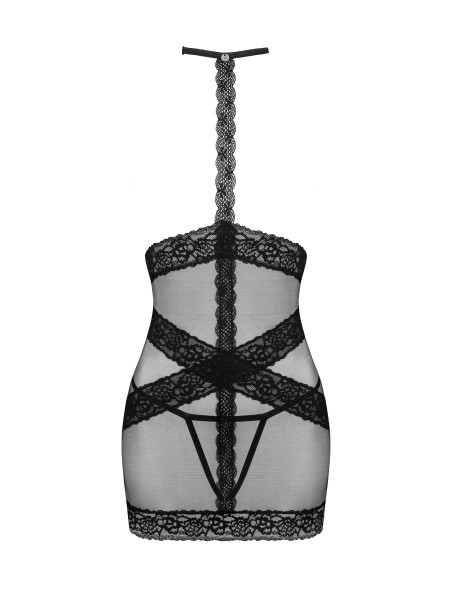 Obsessive Lingerie  sexy chemise senza coppe con perizoma aperto Lacrisia Obsessive Lingerie  sexy chemise senza coppe con perizoma aperto Lacrisia