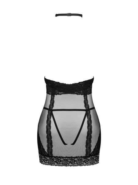 Obsessive Lingerie  sexy chemise senza coppe con perizoma aperto Lacrisia Obsessive Lingerie  sexy chemise senza coppe con perizoma aperto Lacrisia