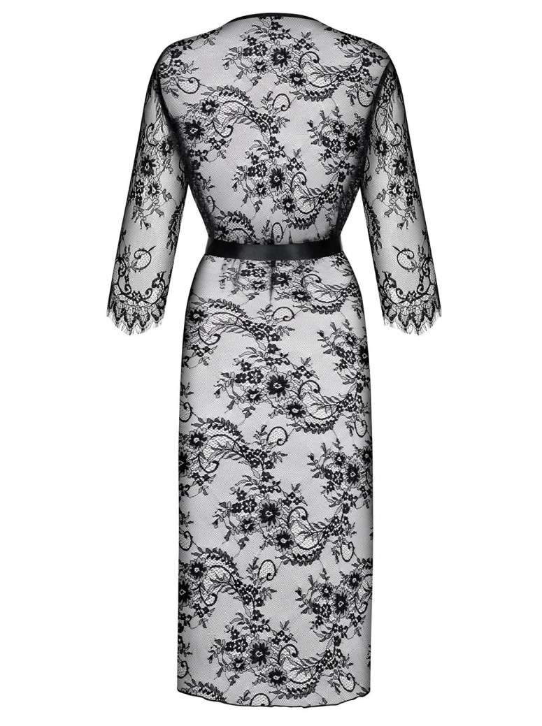 Obsessive Lingerie elegante vestaglia lunga Lashy
