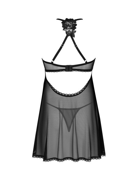 Obsessive Lingerie sexy babydoll e perizoma con pizzo macramè Latinesa Obsessive Lingerie sexy babydoll e perizoma con pizzo macramè Latinesa