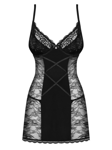 Obsessive Lingerie sexy babydoll con ferretto e perizoma Laurise Obsessive Lingerie sexy babydoll con ferretto e perizoma Laurise