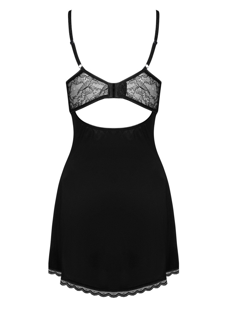 Obsessive Lingerie sexy babydoll con ferretto e perizoma Laurise