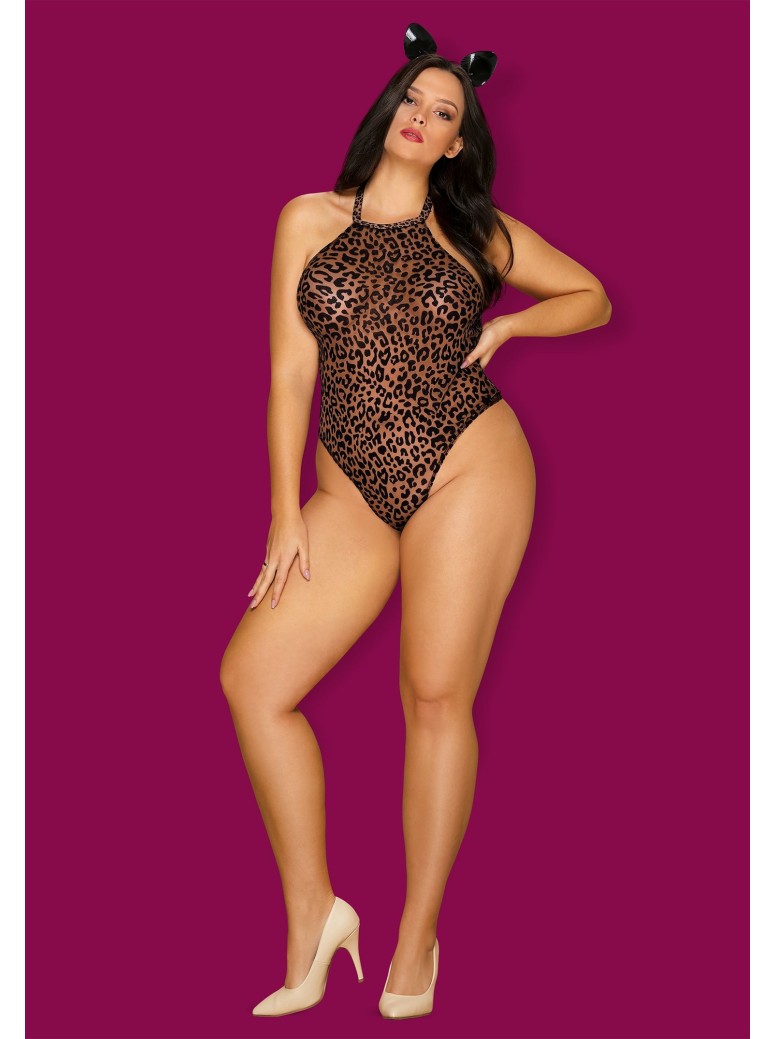 Obsessive Lingerie body con cerchietto misura XXL Leocatia