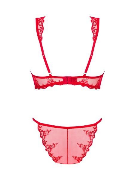 Obsessive Lingerie sexy completino intimo rosso collezione Lonesia