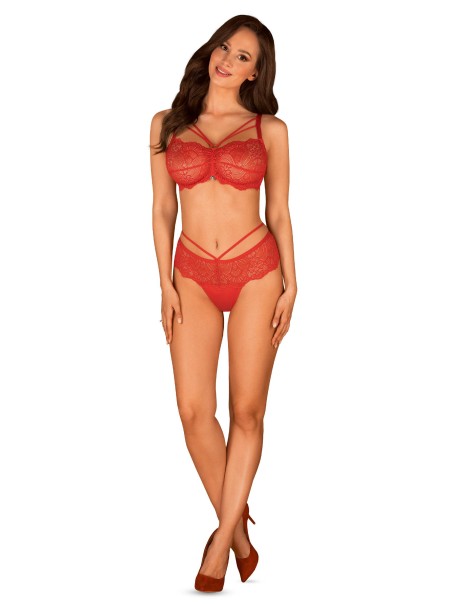 Obsessive Lingerie sexy completino intiimo rosso collezione Loventy Obsessive Lingerie sexy completino intiimo rosso collezione Loventy