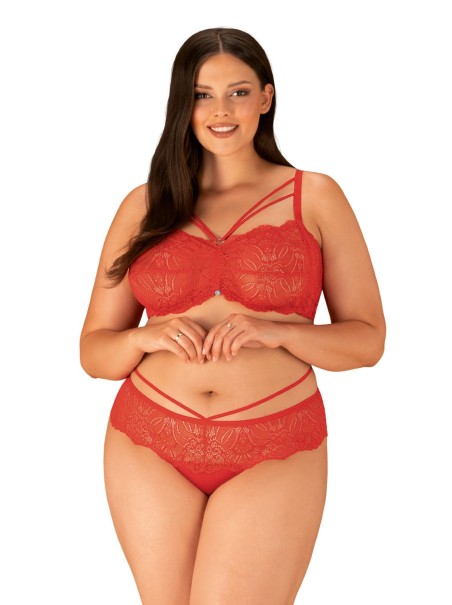 Obsessive Lingerie sexy completino intiimo rosso collezione Loventy Obsessive Lingerie sexy completino intiimo rosso collezione Loventy