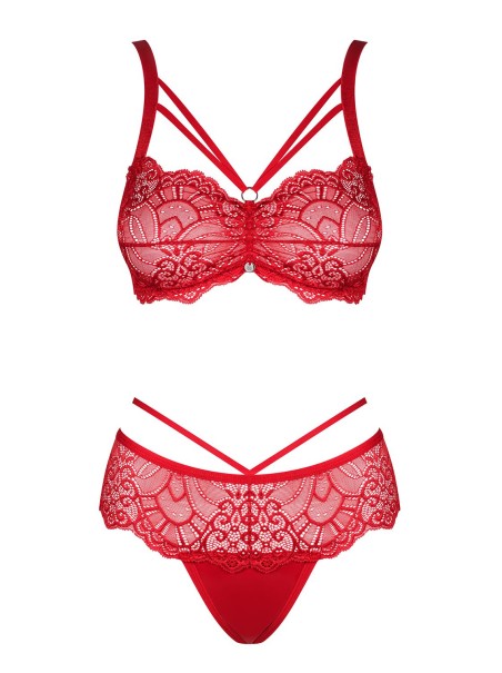 Obsessive Lingerie sexy completino intiimo rosso collezione Loventy Obsessive Lingerie sexy completino intiimo rosso collezione Loventy