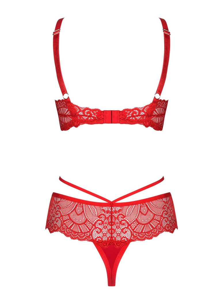 Obsessive Lingerie sexy completino intiimo rosso collezione Loventy