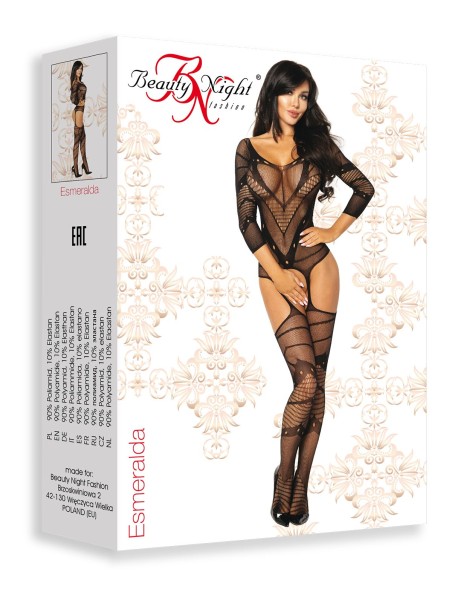 Beauty Night Lingerie bodystocking aperta Esmeralda