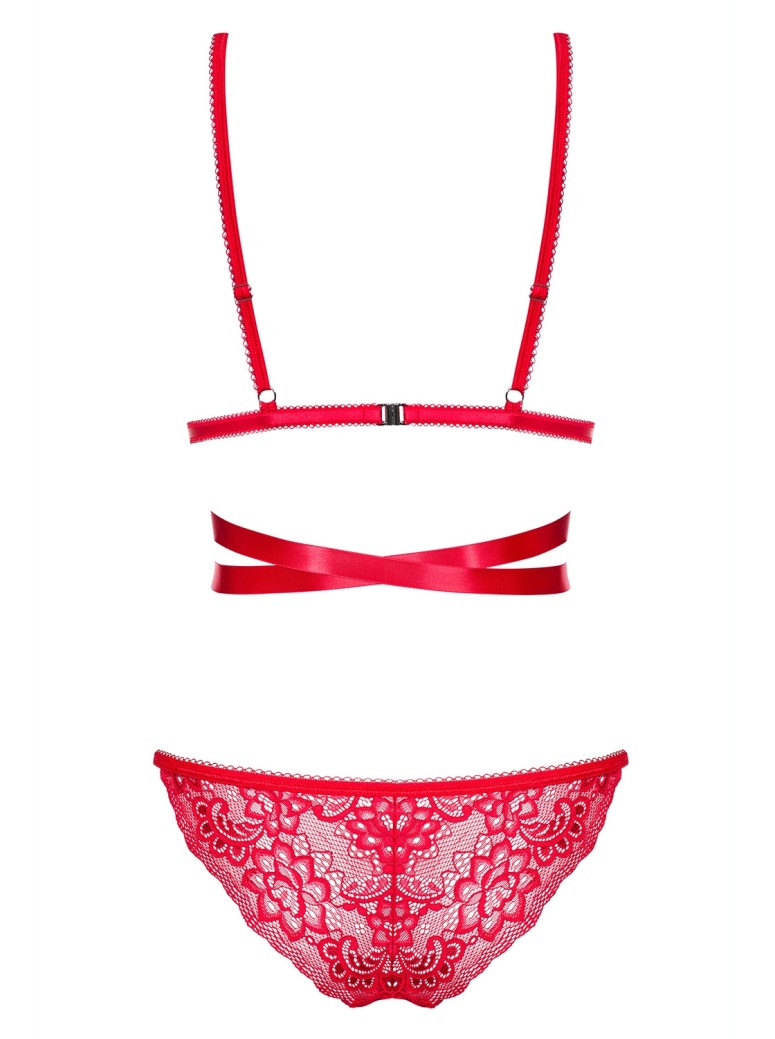 Obsessive Lingerie completino intimo rosso Lovlea