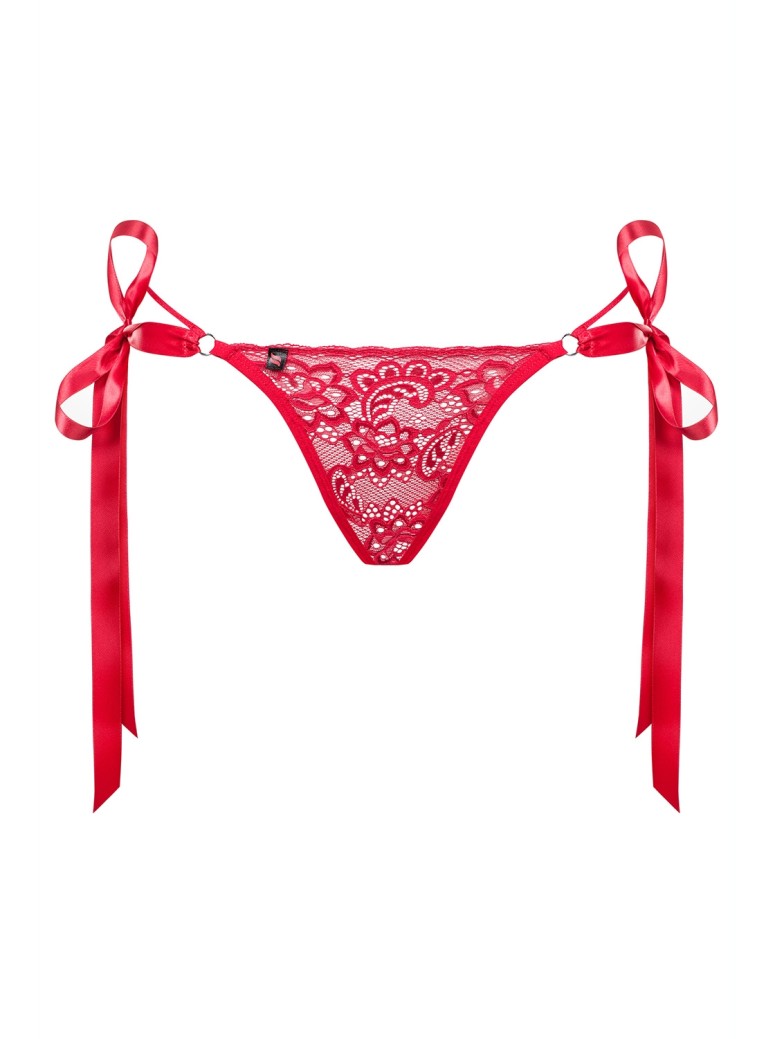 Obsessive Lingerie perizoma stringhe e nastri in raso Lovlea