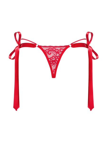 Obsessive Lingerie perizoma stringhe e nastri in raso Lovlea