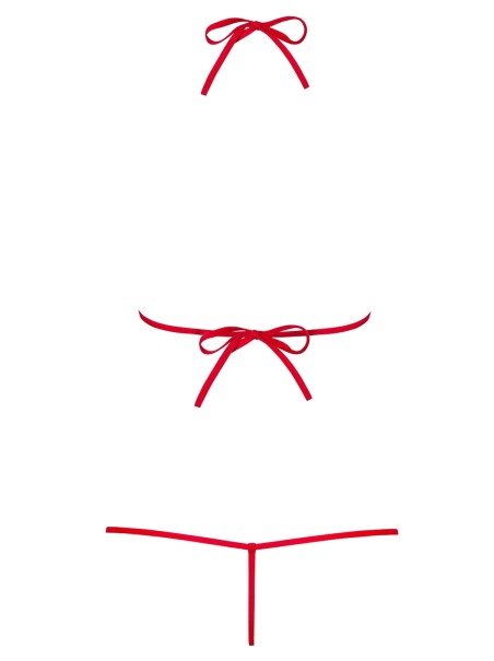 Obsessive Lingerie sexy body rosso con coppe decorate collezione Luiza Obsessive Lingerie sexy body rosso con coppe decorate collezione Luiza