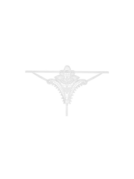 Obsessive Lingerie sexy perizoma bianco collezione Luiza