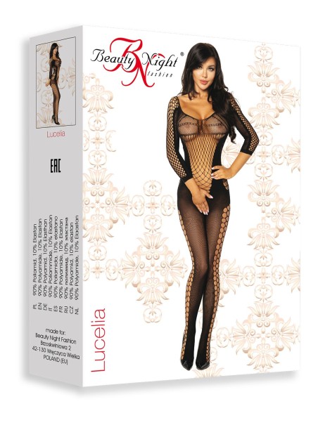 Beauty Night Lingerie bodystocking aperta Lucelia