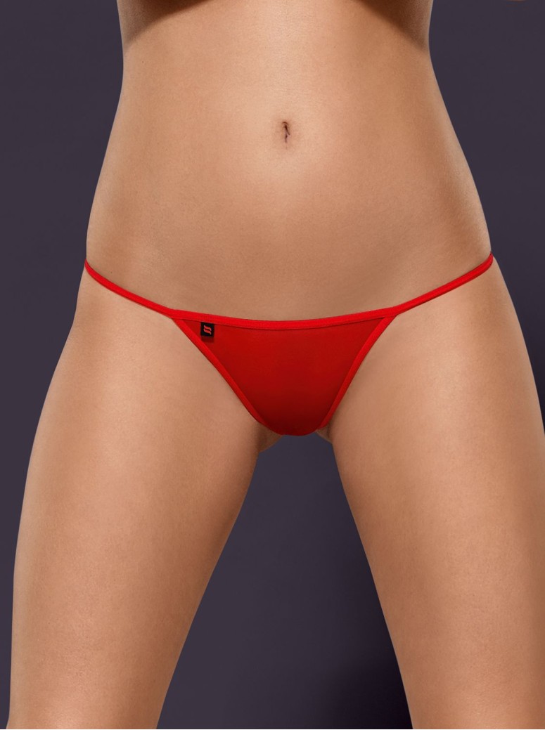 Obsessive Lingerie sexy perizoma rosso collezione Luiza