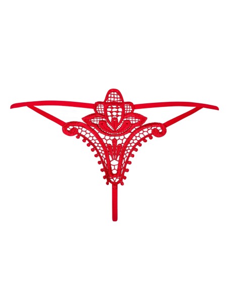 Obsessive Lingerie sexy perizoma rosso collezione Luiza