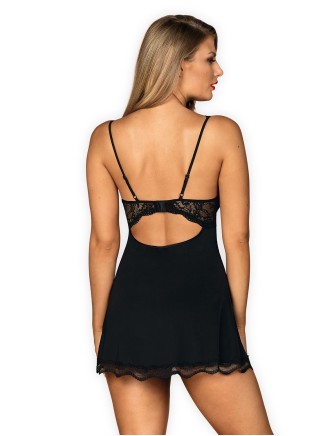 Obsessive Lingerie elegante babydoll con perizoma collezione Luvae 2