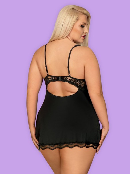 Obsessive Lingerie elegante babydoll con perizoma collezione Luvae Obsessive Lingerie elegante babydoll con perizoma collezione Luvae