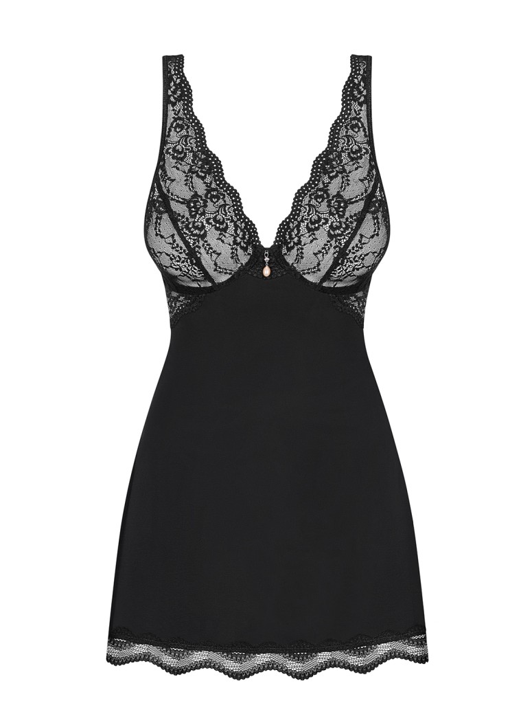 Obsessive Lingerie elegante babydoll con perizoma collezione Luvae
