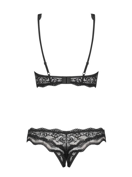 Obsessive Lingerie completino intimo con coppe aperte Luvae Obsessive Lingerie completino intimo con coppe aperte Luvae
