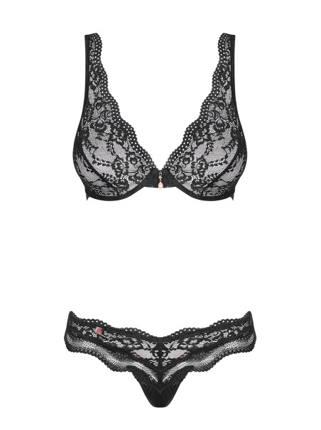 Obsessive Lingerie seducente completino intimo nero collezione Luvae Obsessive Lingerie seducente completino intimo nero collezione Luvae