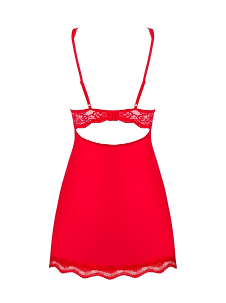 Obsessive Lingerie babydoll rosso con perizoma collezione Luvae Obsessive Lingerie babydoll rosso con perizoma collezione Luvae