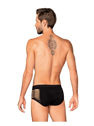 Obsessive Lingerie slip uomo con tagli laterali M101 2