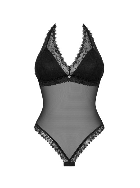 Obsessive Lingerie body nero in tulle e pizzo Medilla Obsessive Lingerie body nero in tulle e pizzo Medilla