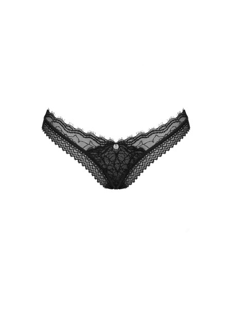 Obsessive Lingerie sexy perizoma in pizzo nero Medilla