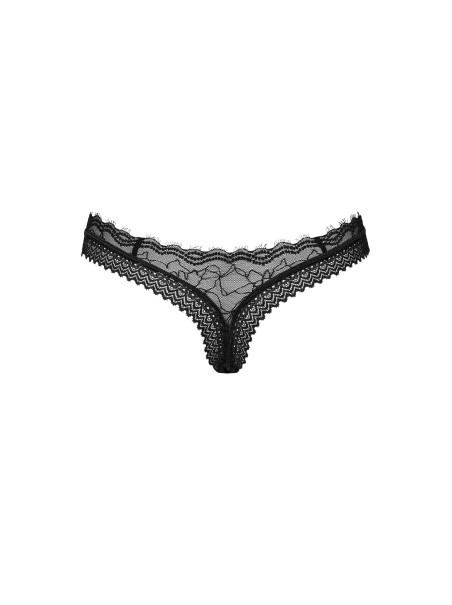 Obsessive Lingerie sexy perizoma in pizzo nero Medilla