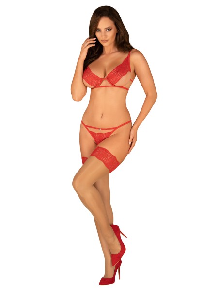 Obsessive Lingerie sexy completino rosso aperto Mellania Obsessive Lingerie sexy completino rosso aperto Mellania