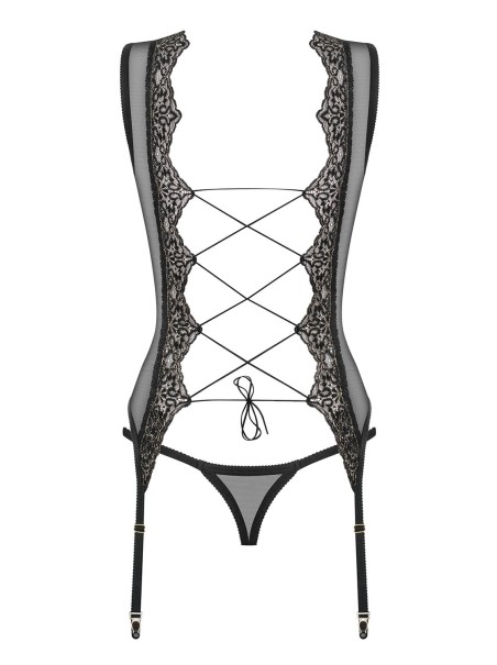 Obsessive Lingerie sexy lingerie corsetto con perizoma Meshlove Obsessive Lingerie sexy lingerie corsetto con perizoma Meshlove