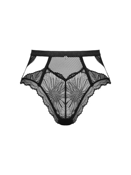 Obsessive Lingerie mutandine a vita alta in pizzo floreale Mibelia