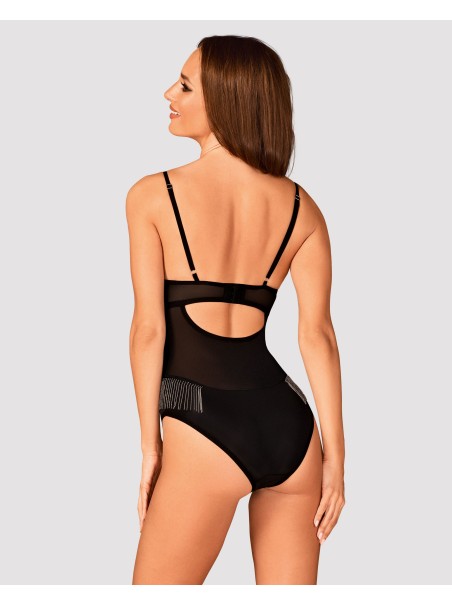 Obsessive Lingerie elegante body con frange argentate Milladis Obsessive Lingerie elegante body con frange argentate Milladis